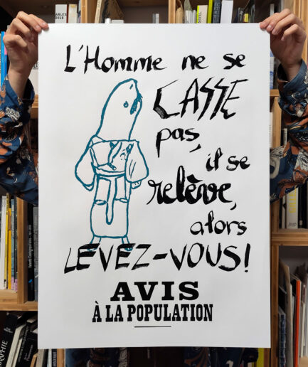 le canard 2024 – le manifeste CACA + 12 avis à la population – édition d'artiste