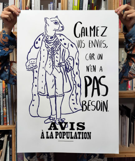 le canard 2024 – le manifeste CACA + 12 avis à la population – édition d'artiste