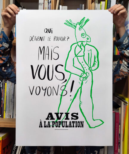 le canard 2024 – le manifeste CACA + 12 avis à la population – édition d'artiste