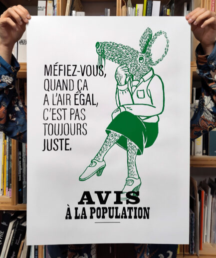 le canard 2024 – le manifeste CACA + 12 avis à la population – édition d'artiste