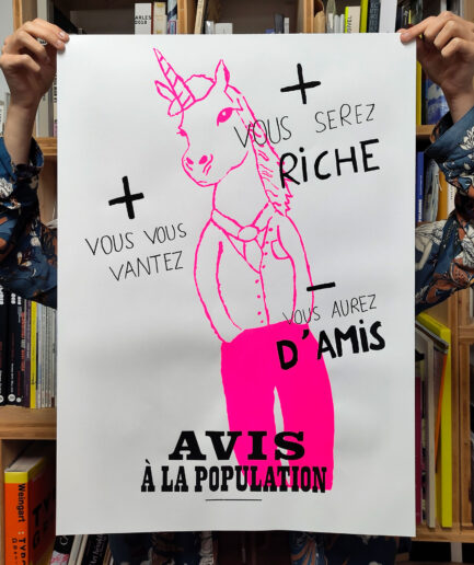 le canard 2024 – le manifeste CACA + 12 avis à la population – édition d'artiste