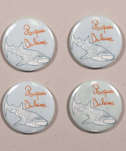 badge Baleine Bleue